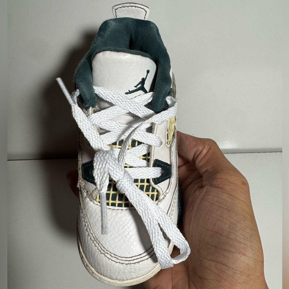 Air Jordan 4 Retro “Oxidized Green” PS Size 8c - Picture 3 of 12